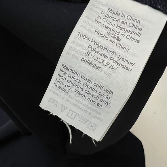 J. Crew 365 Sleeveless Open V Neck Top Blouse Tank Women Size LT Large Tall - Picture 9 of 10